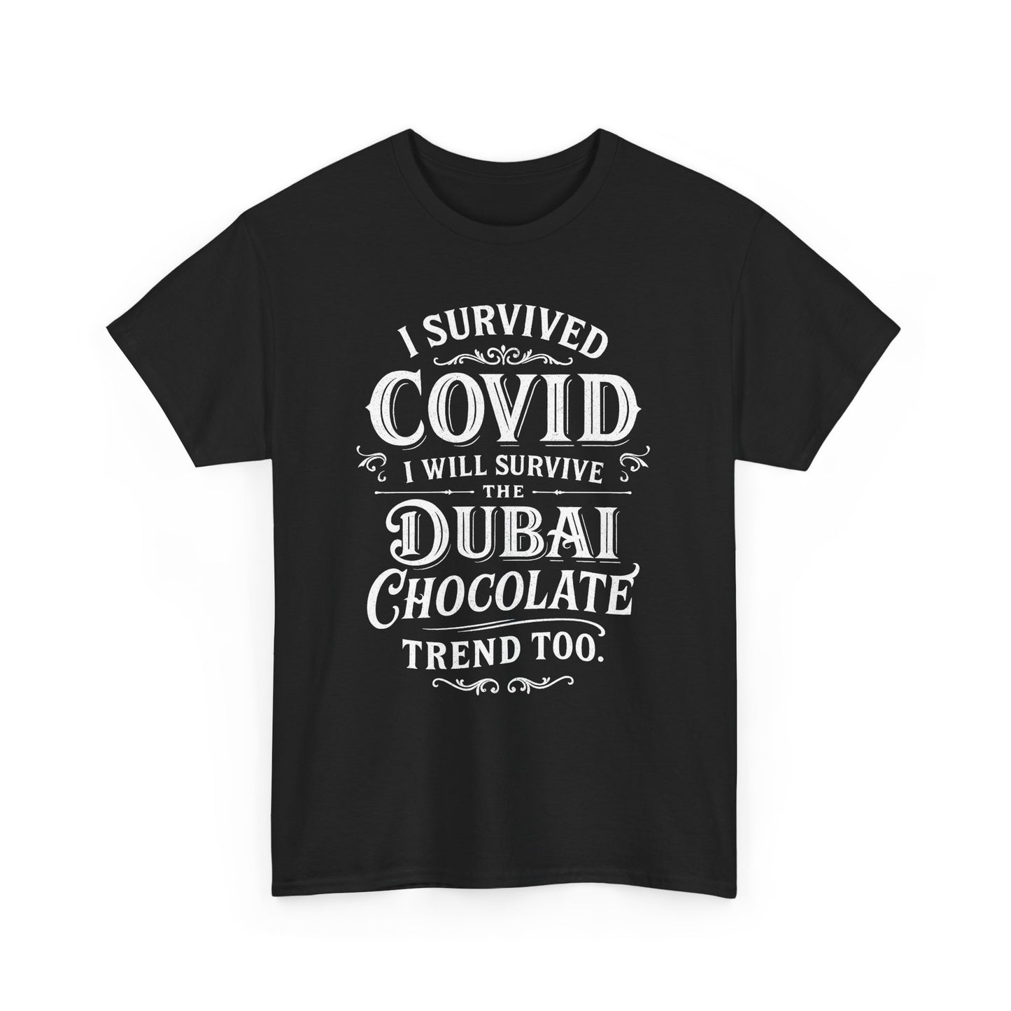 Unisex T-shirt Dubai Chocolate Trend v bílé