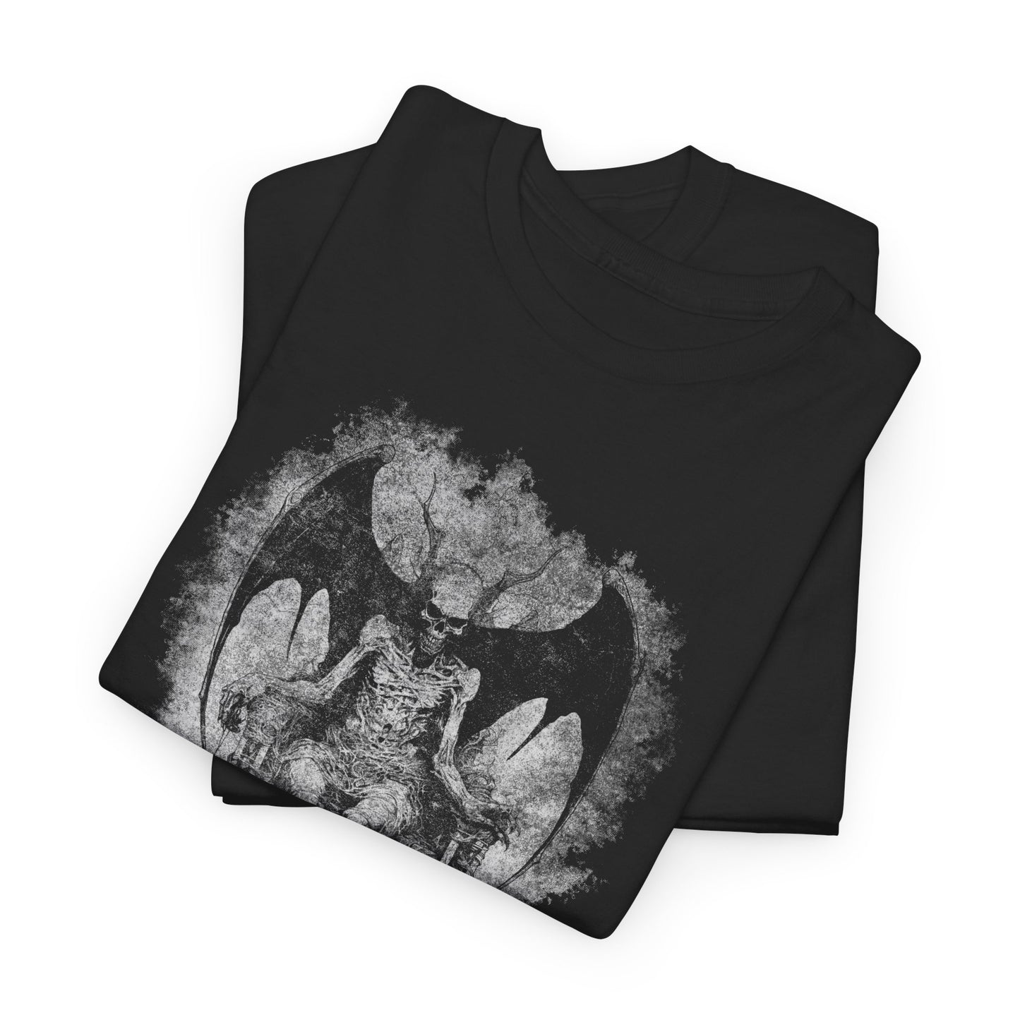 Unisex tričko Ďábel na trůnu v šedé barvě