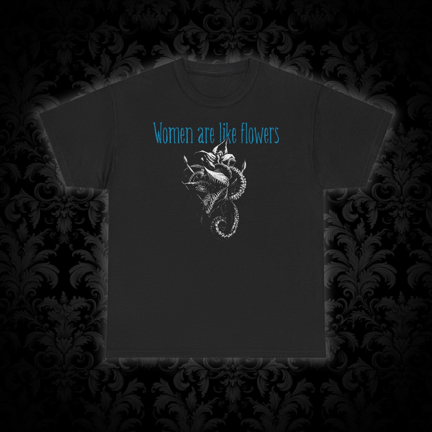 Unisex tričko Ženy jsou jako květiny v modré