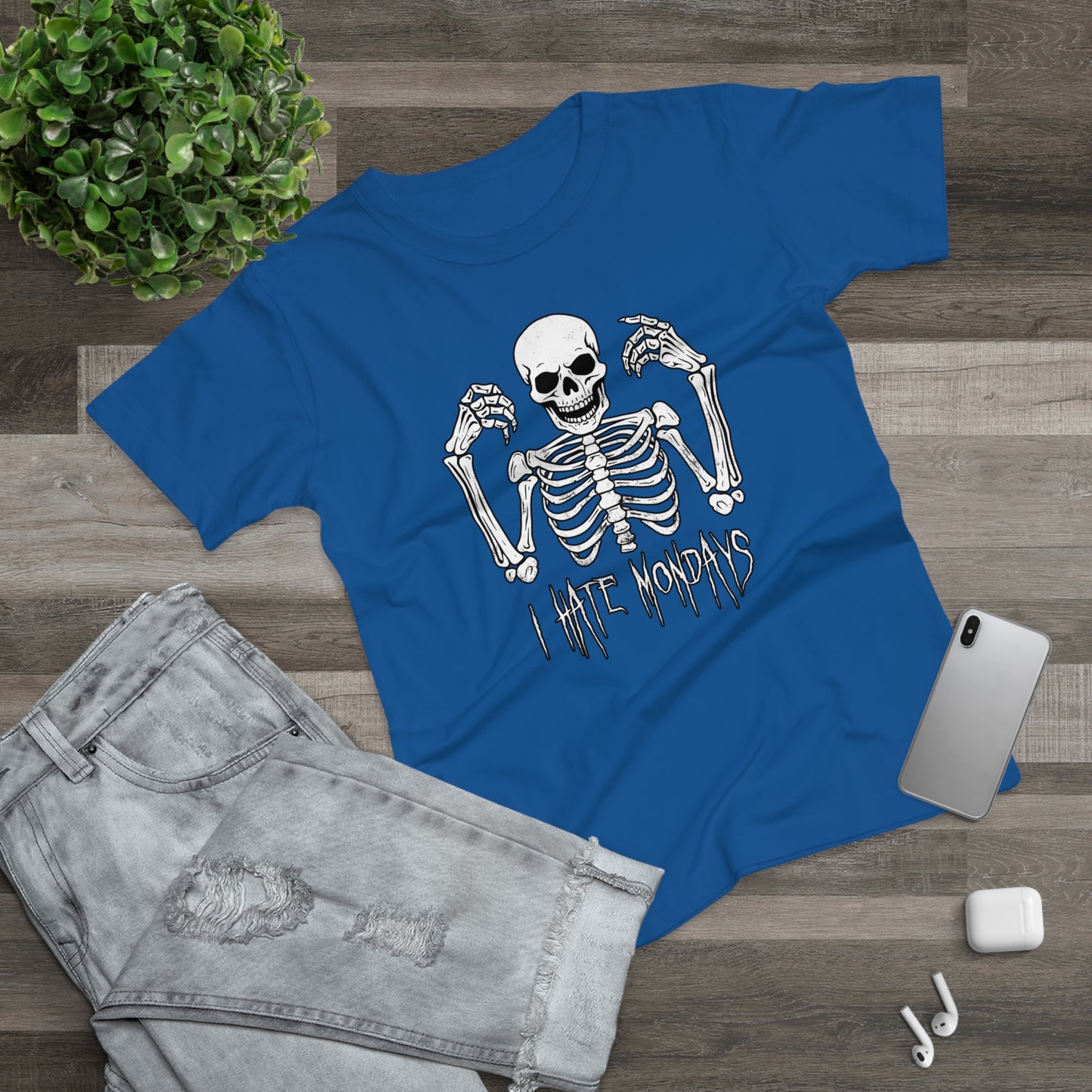 Dámské tričko Skelly nesnáší pondělí