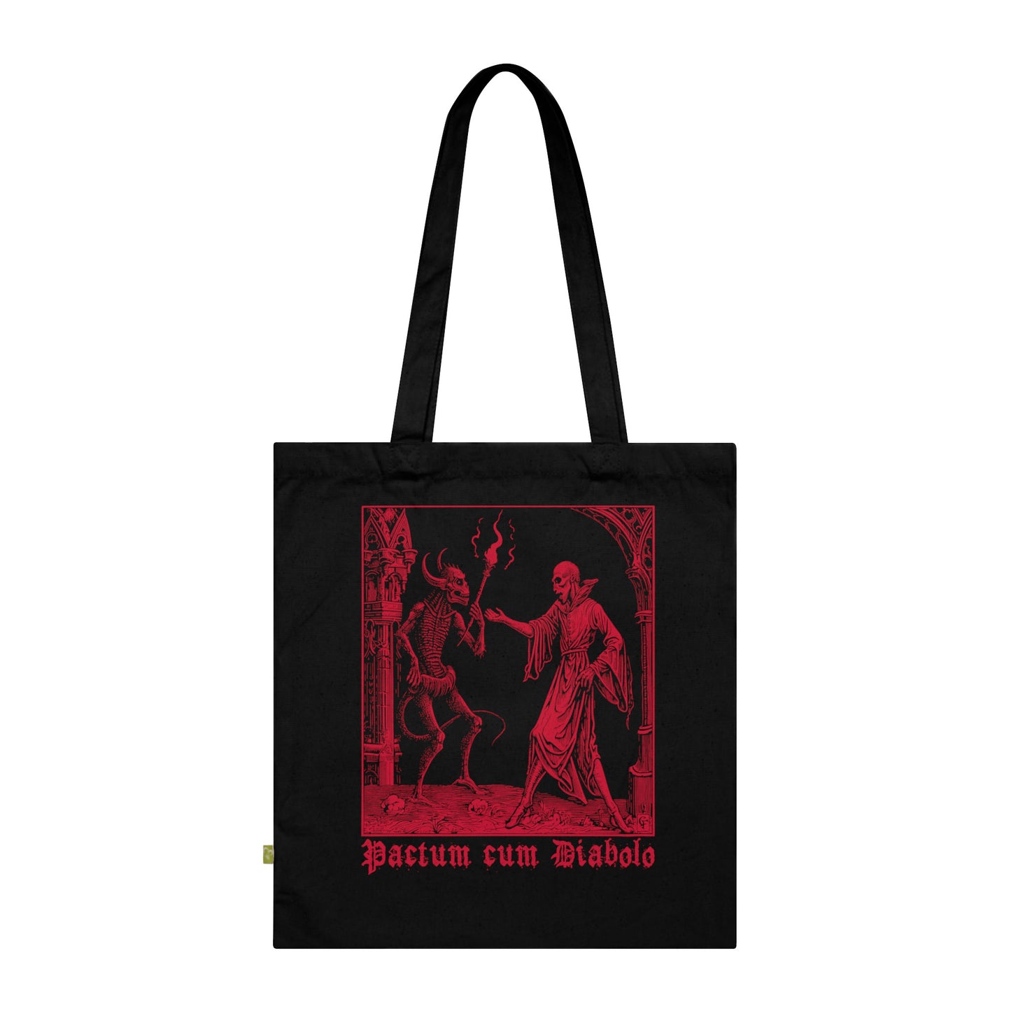 Taška Pactum cum Diabolo v červené