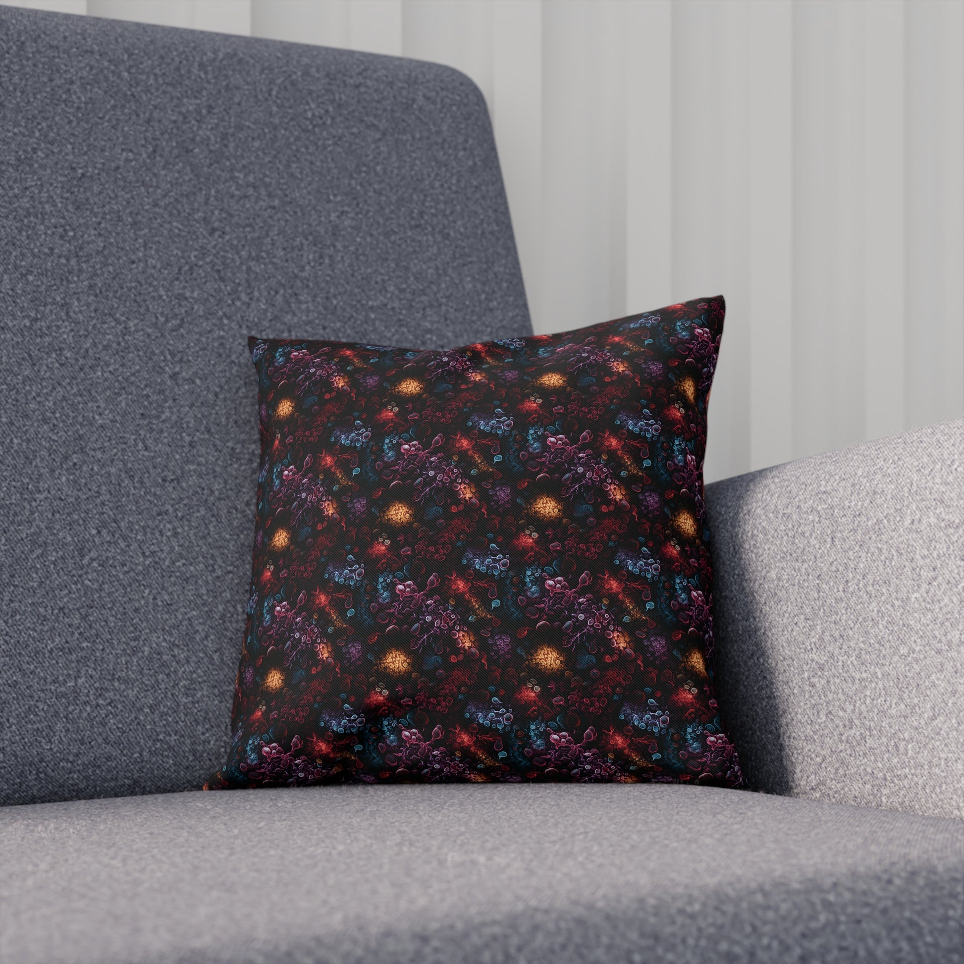 Cushions Dark Colors Bacteria - Frogos Design