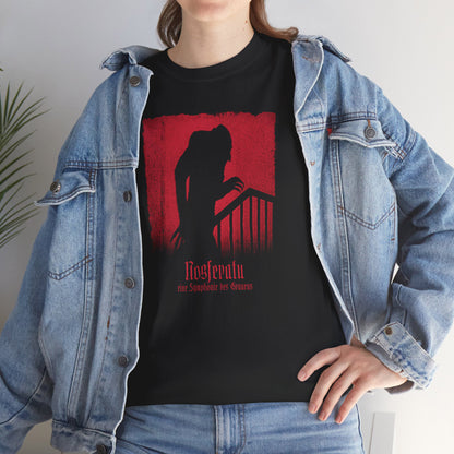 Unisex triko Nosferatu 1922 v červené
