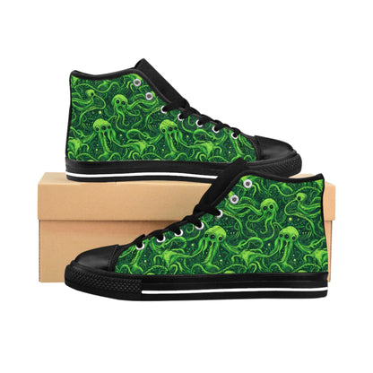 Classic sneakers Greeny tentacles horror - Frogos Design