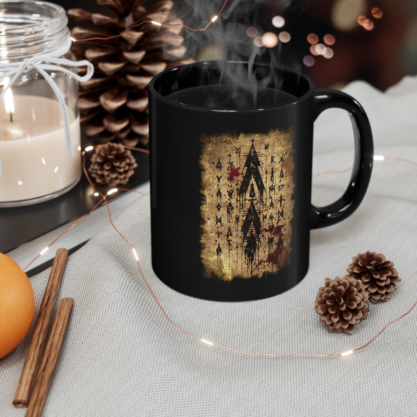 Mug Scroll of Dark Arts Symbol - Frogos Design