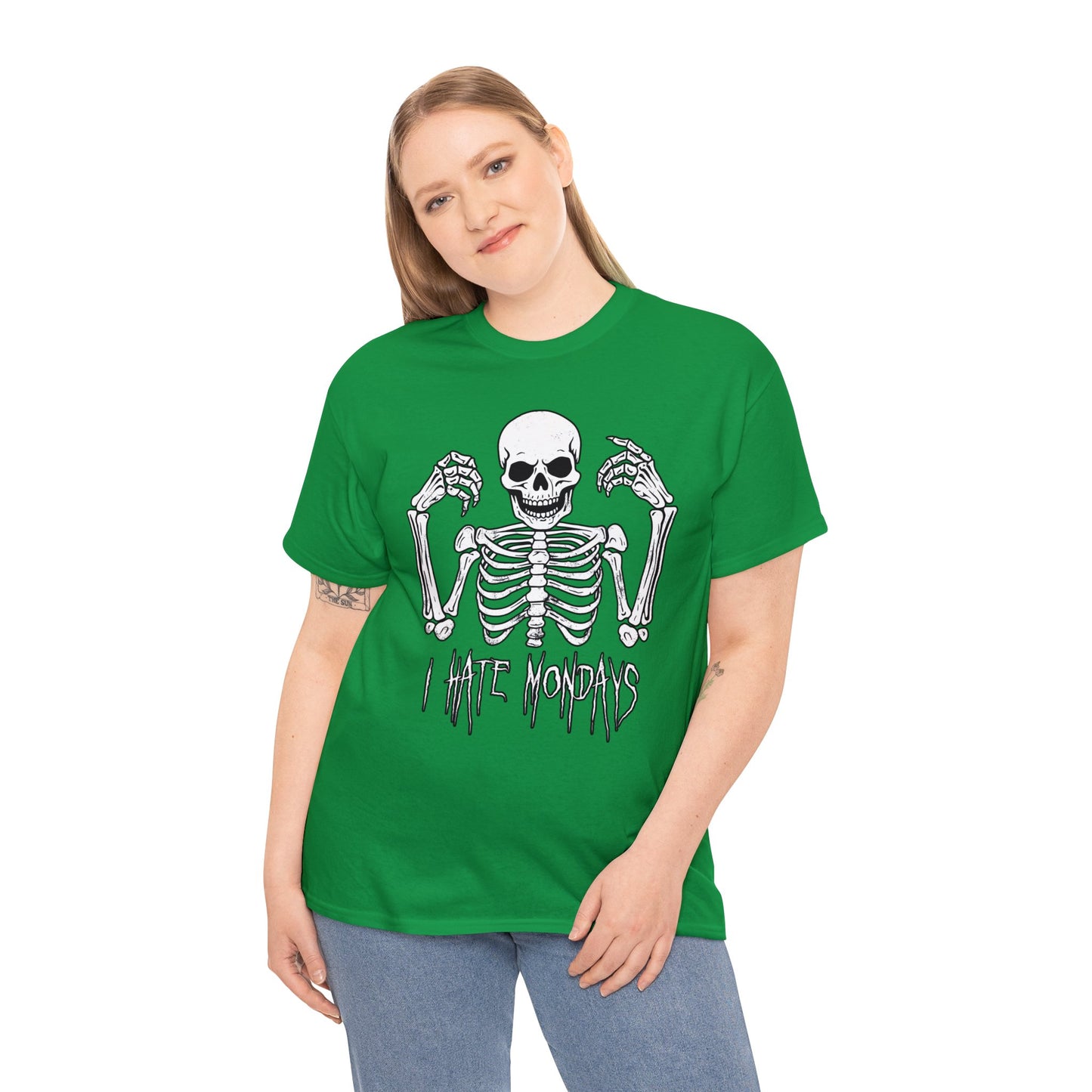 Unisex T-shirt Skelly hates Mondays - Frogos Design