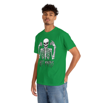 Unisex T-shirt Skelly hates Mondays - Frogos Design