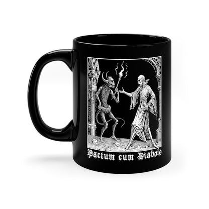 Mug Pactum cum Diabolo in White - Frogos Design