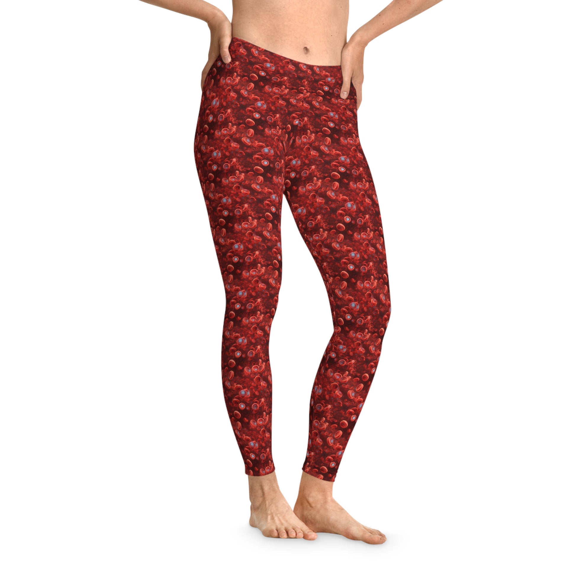 Women`s Leggings Blood Cells - Frogos Design