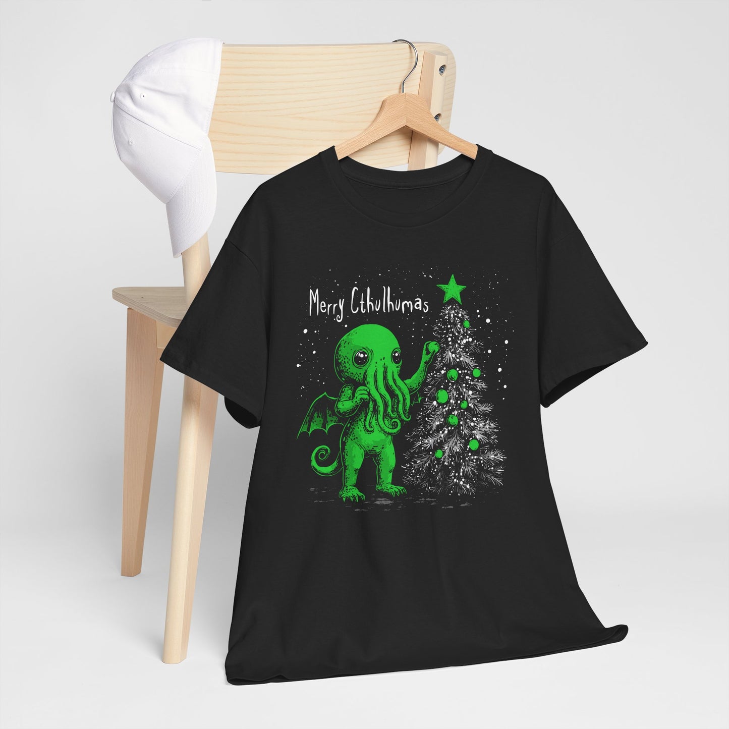 Unisex tričko Veselé Cthulhuvánoce