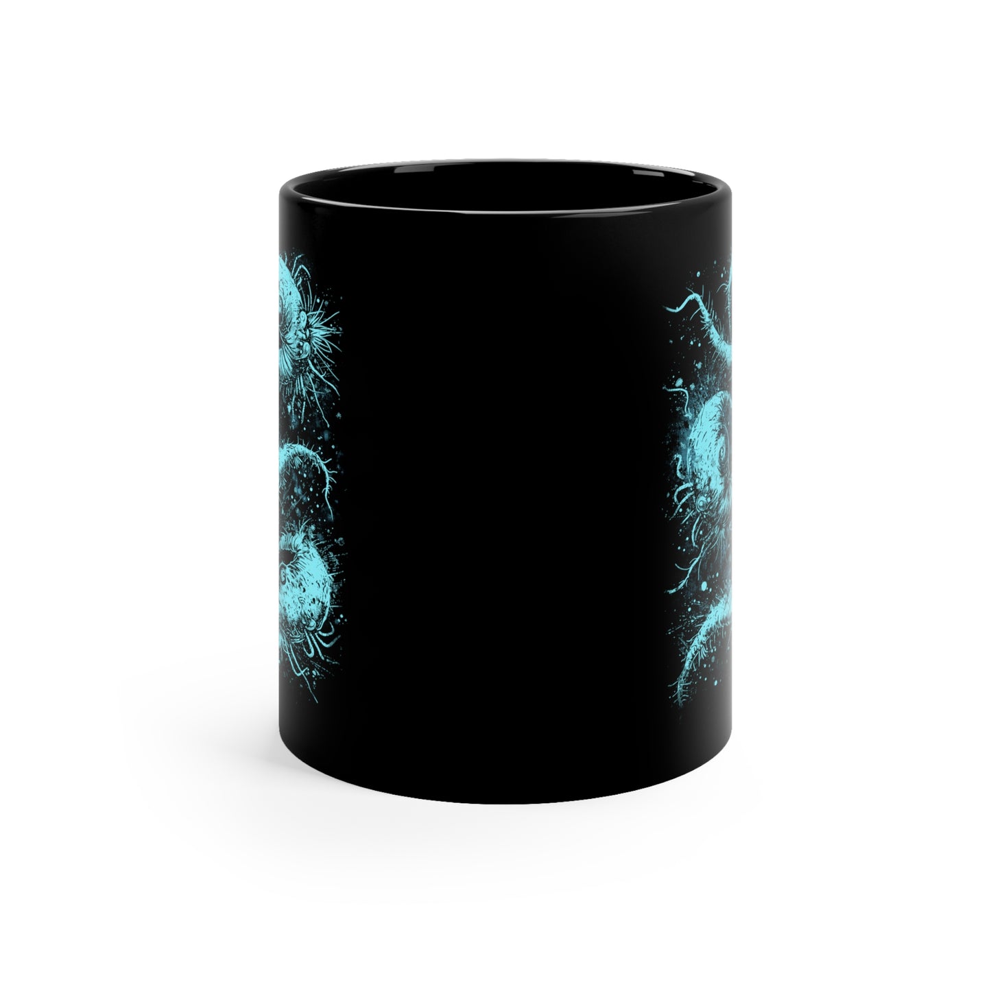 Mug Cosmic Worms in Blue - Frogos Design