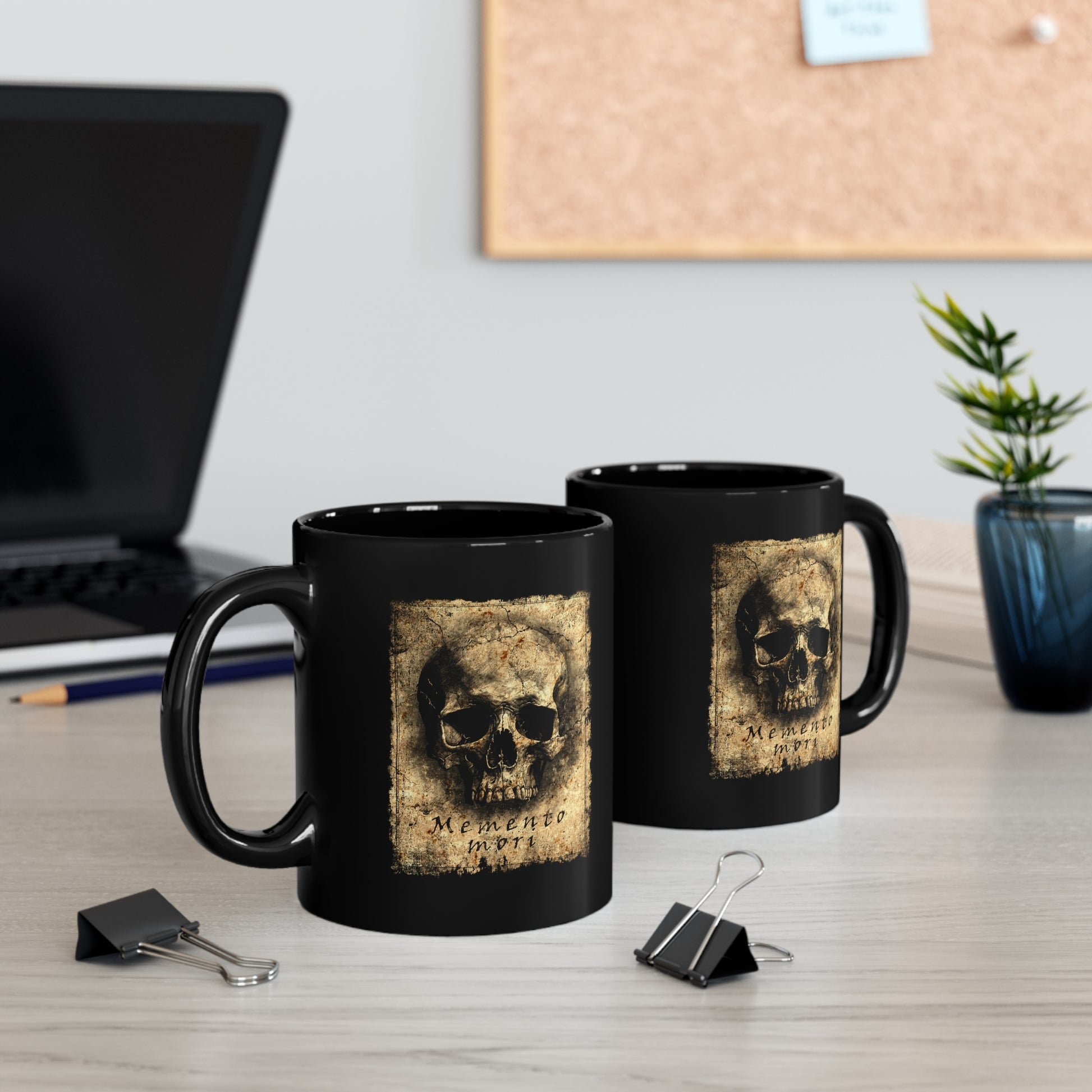 Mug Dark Memento Mori - Frogos Design