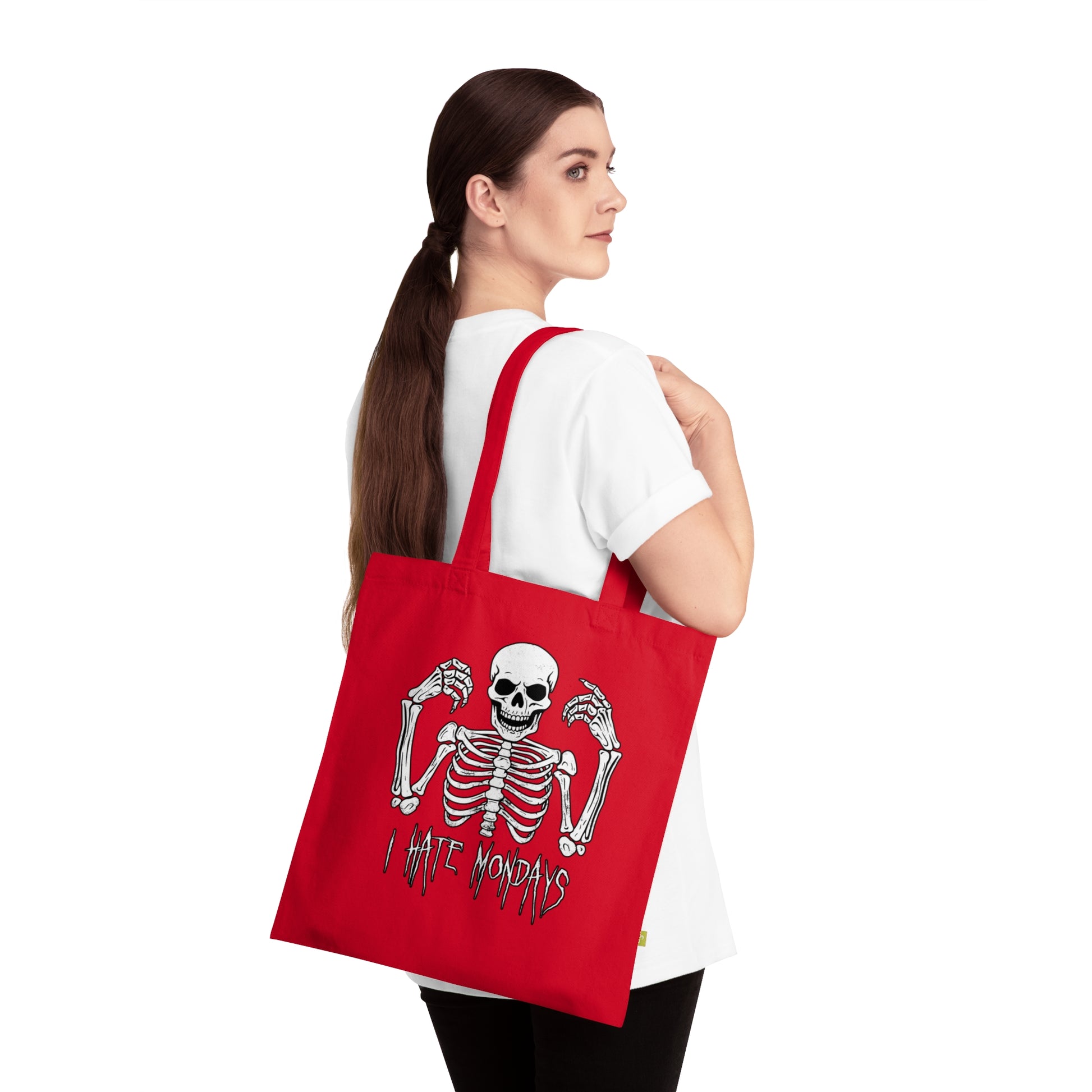 Tote Bag Skelly hates Mondays - Frogos Design