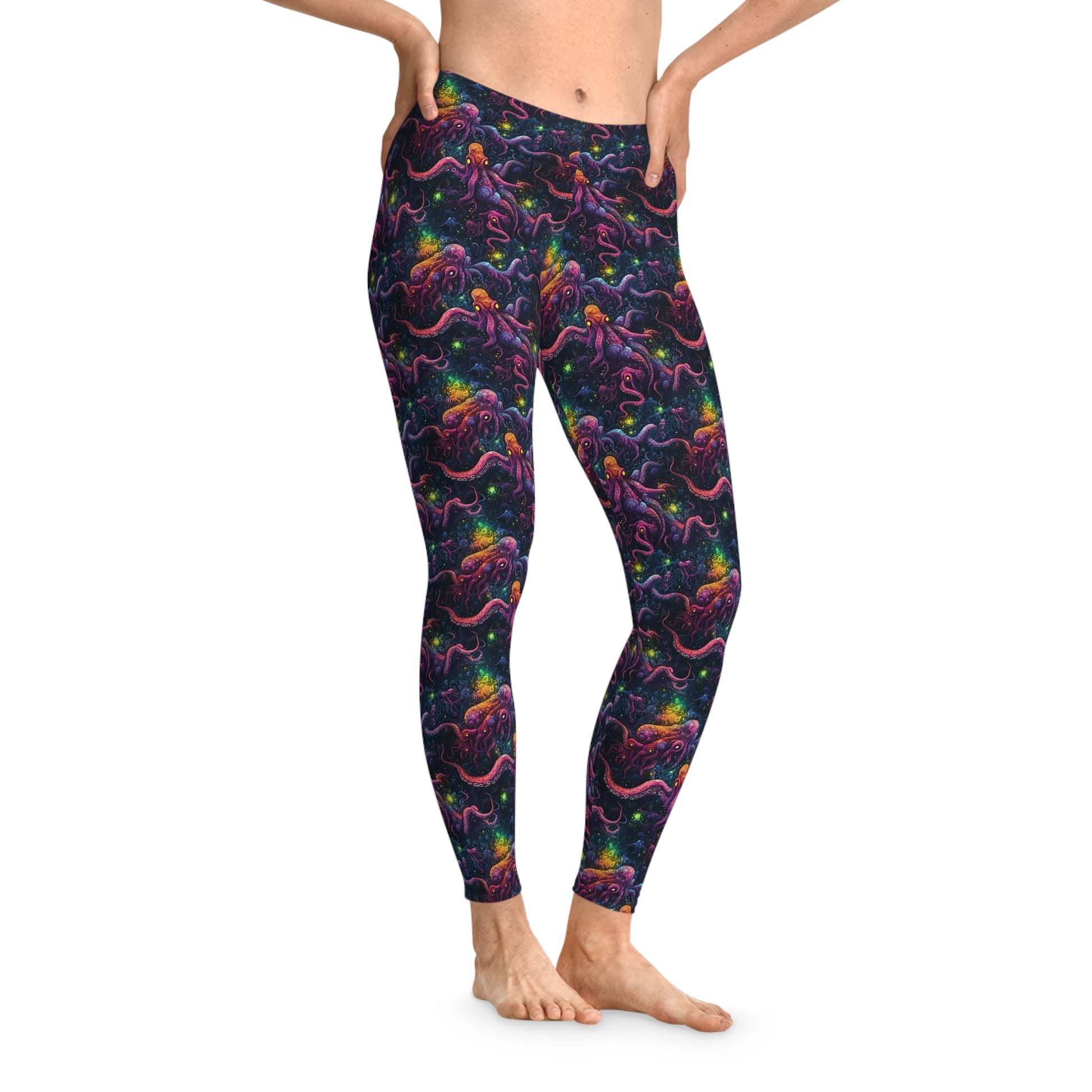 Women`s Leggins Cosmic Horror - Frogos Design