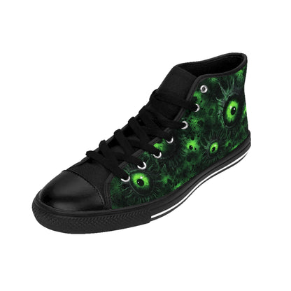 Classic Sneakers Greeny Lurking Eyes - Frogos Design