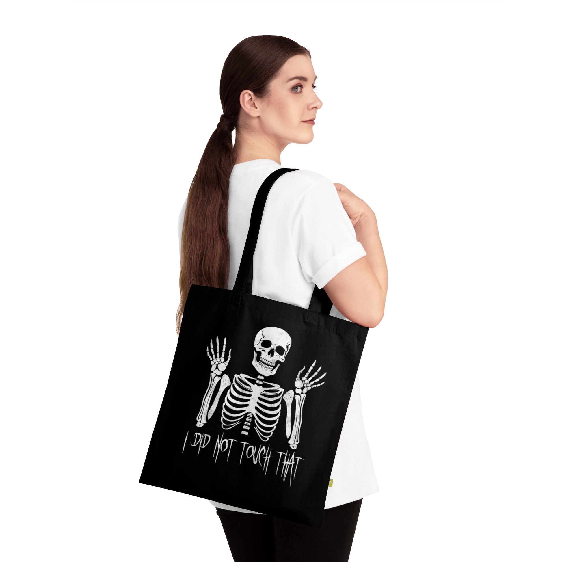 Tote Bag Skelly did not touch that - Frogos Design