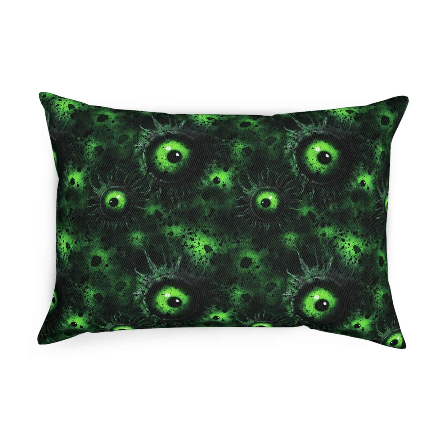 Cushions Greeny Lurking Eyes - Frogos Design