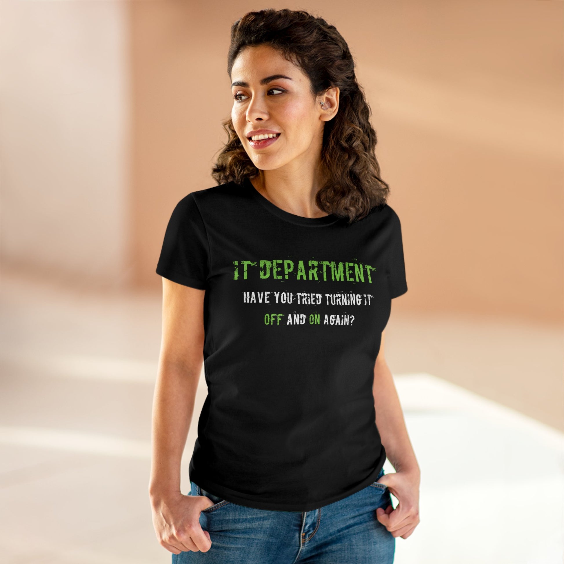 Women's T-shirt IT Support - Frogos Design