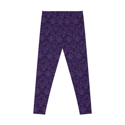 Women`s Leggings Purple Boudoire - Frogos Design