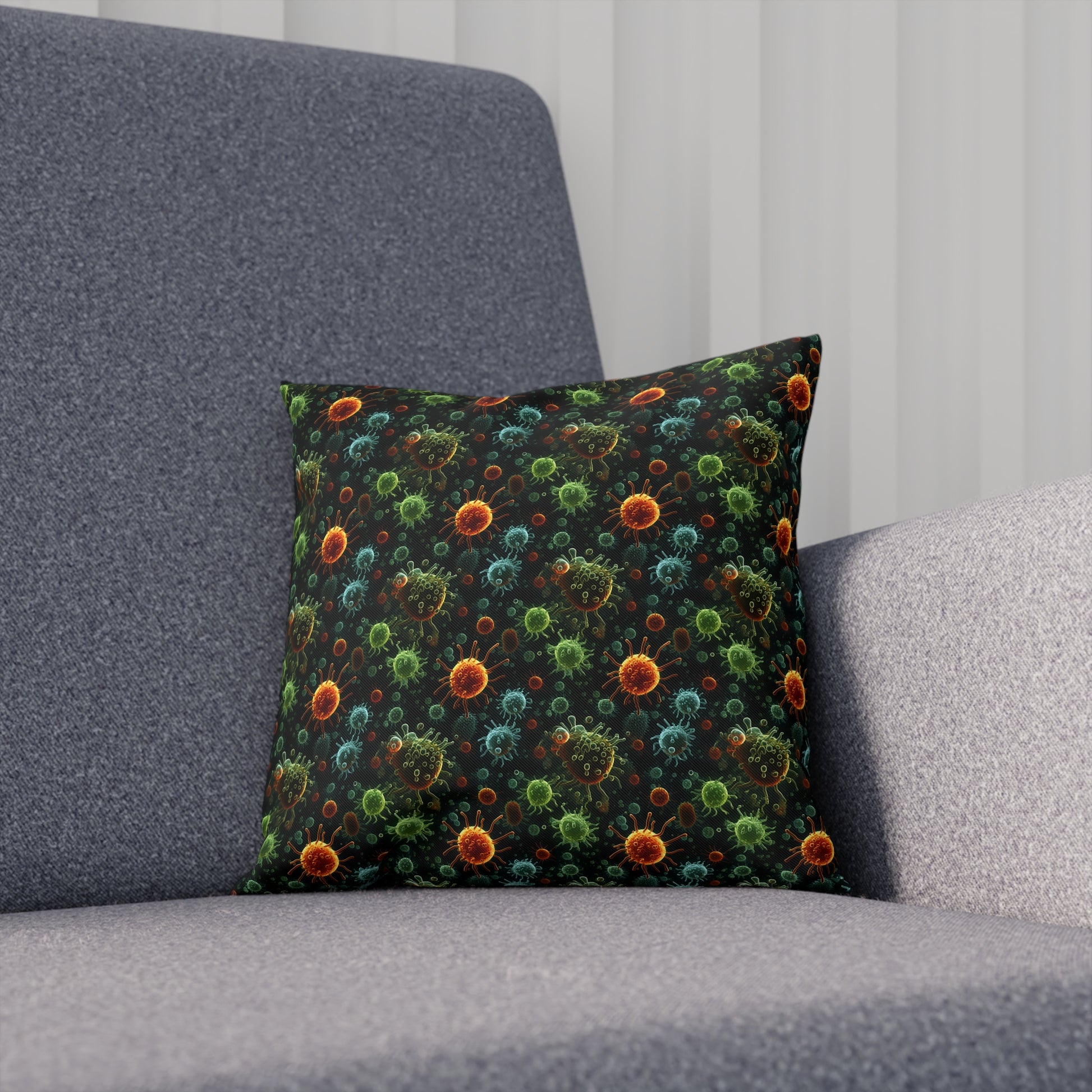 Cushions Green Bacteria - Frogos Design