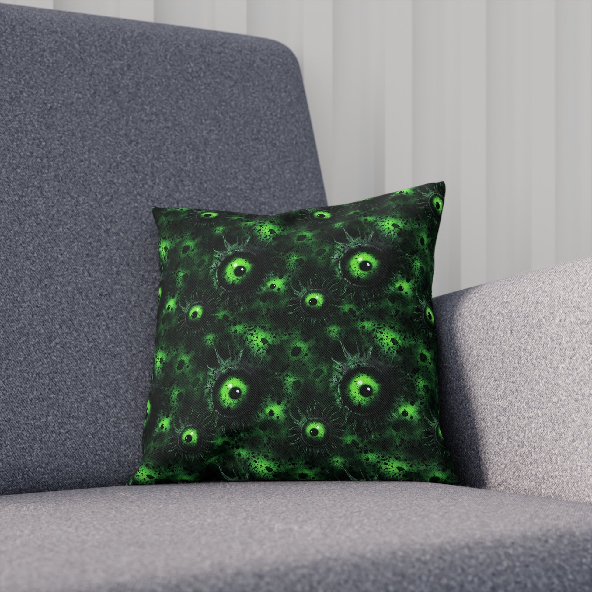 Cushions Greeny Lurking Eyes - Frogos Design