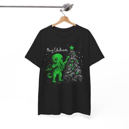 Unisex tričko Veselé Cthulhuvánoce