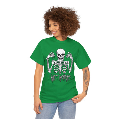 Unisex T-shirt Skelly hates Mondays - Frogos Design