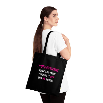 Tote Bag IT Support Pink - Frogos Design