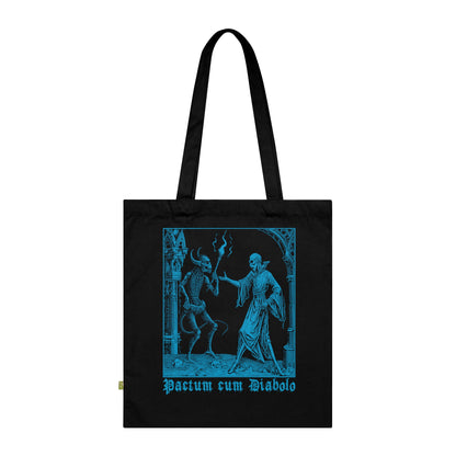 Tote Bag Pactum cum Diabolo in Blue - Frogos Design