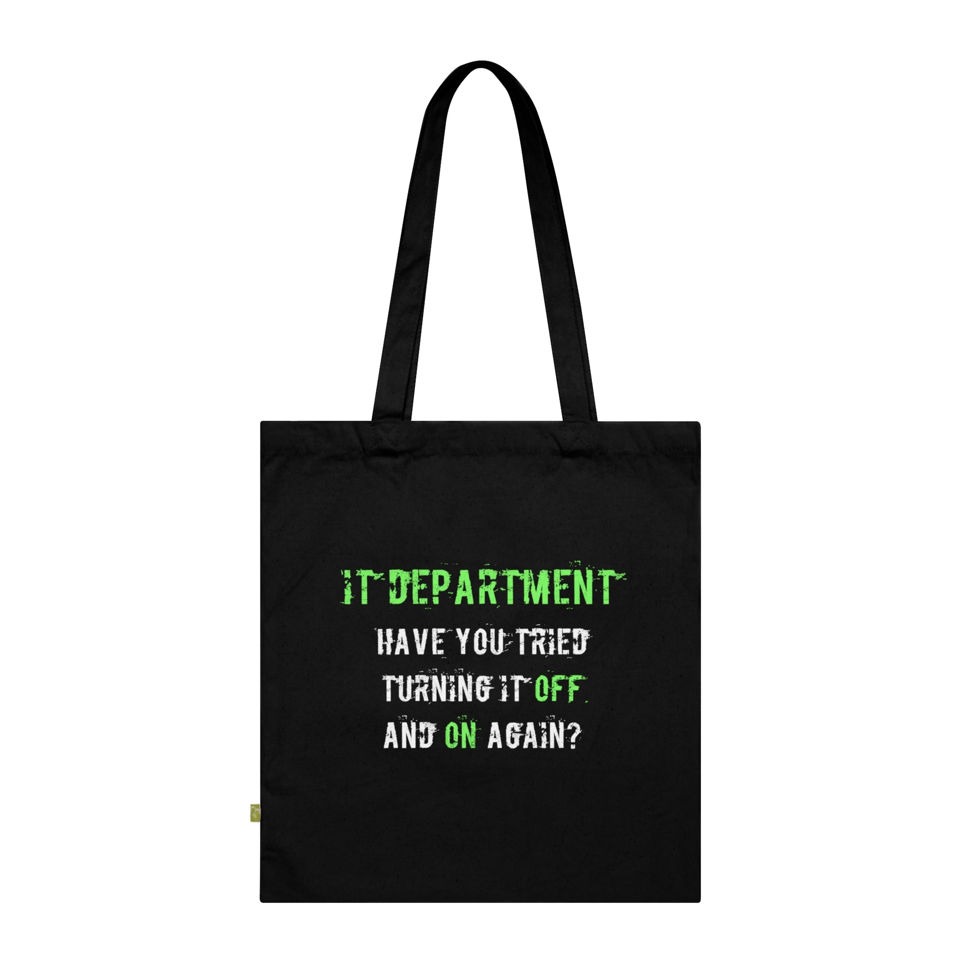 Tote Bag IT Support Green - Frogos Design