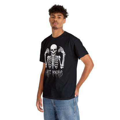 Unisex T-shirt Skelly hates Mondays - Frogos Design