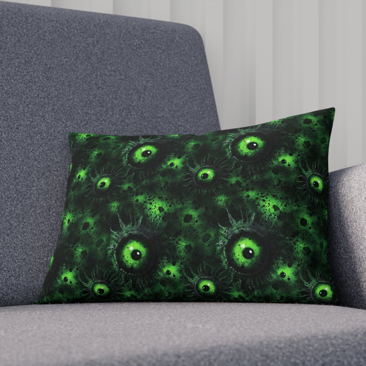 Cushions Greeny Lurking Eyes - Frogos Design