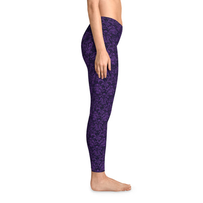 Women`s Leggings Purple Boudoire - Frogos Design