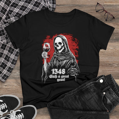 Women's T-shirt Grim Reaper 1348 Such a great year