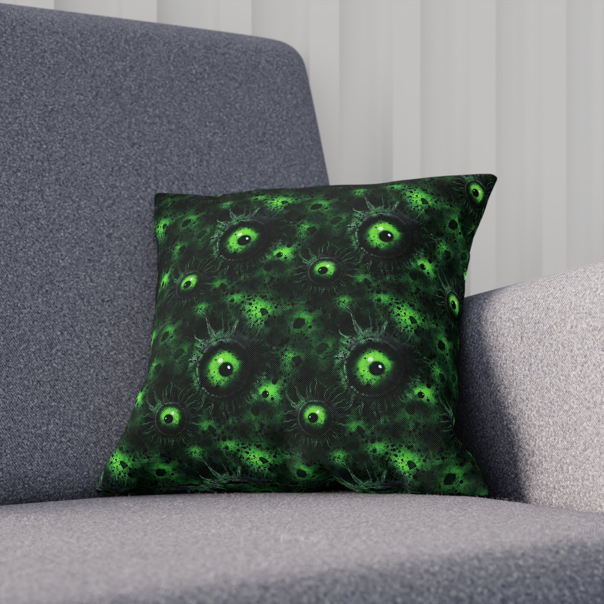 Cushions Greeny Lurking Eyes - Frogos Design