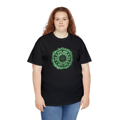 Unisex T-shirt Witchcraft Seal in Green - Frogos Design