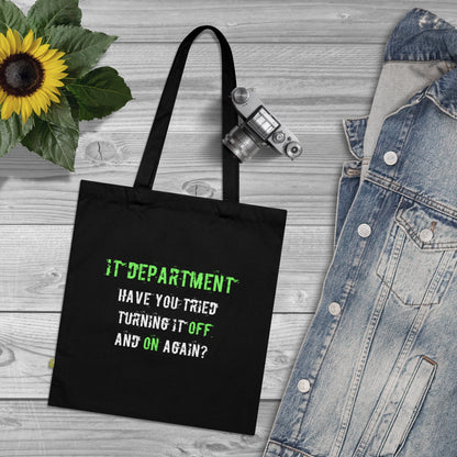 Tote Bag IT Support Green - Frogos Design