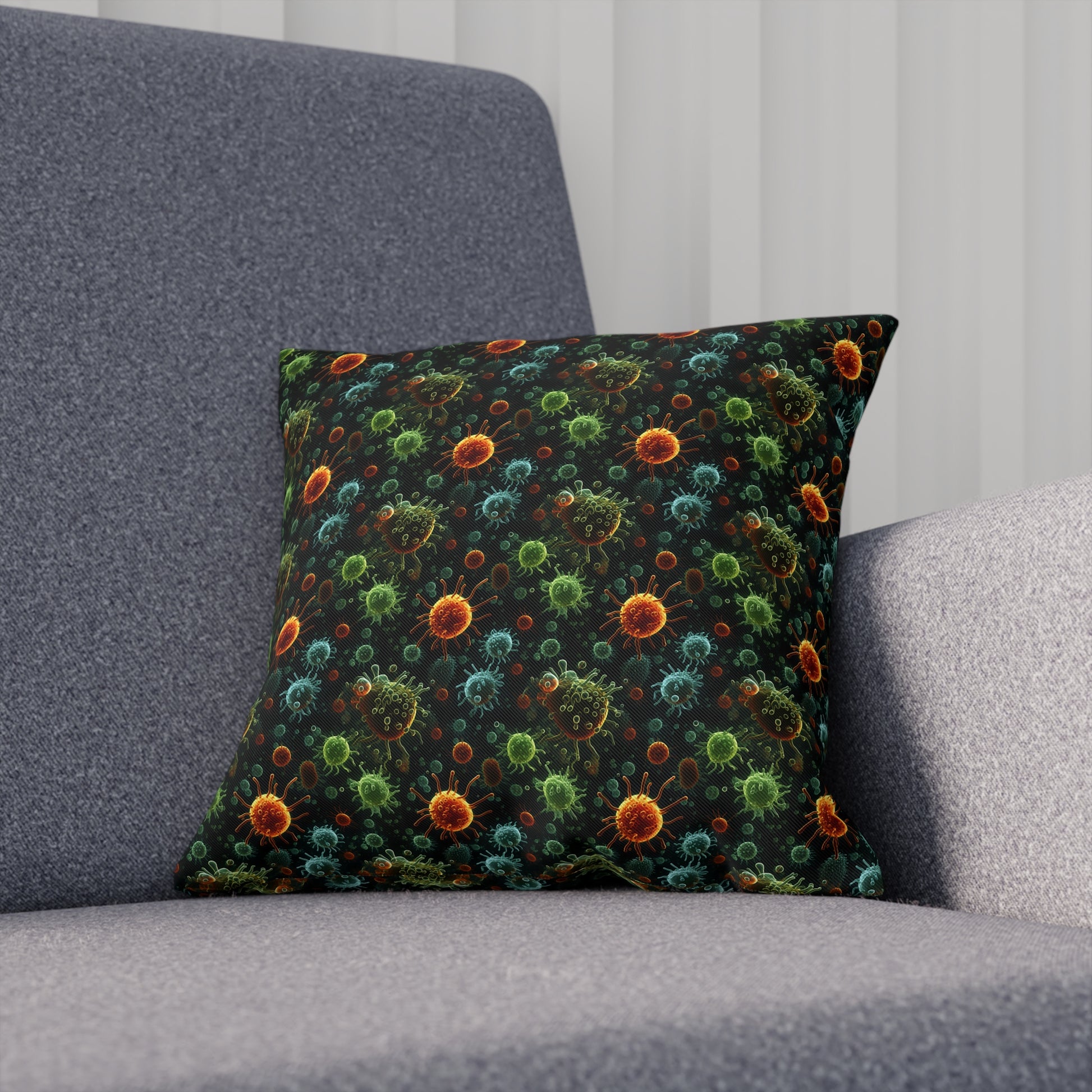 Cushions Green Bacteria - Frogos Design