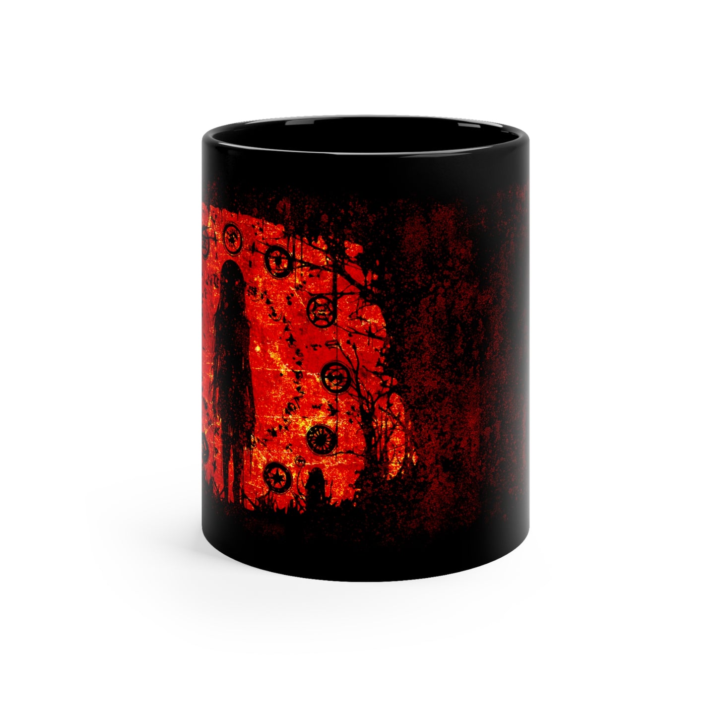 Mug Evil is Here in Red - Frogos Design