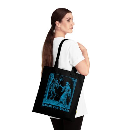 Tote Bag Pactum cum Diabolo in Blue - Frogos Design