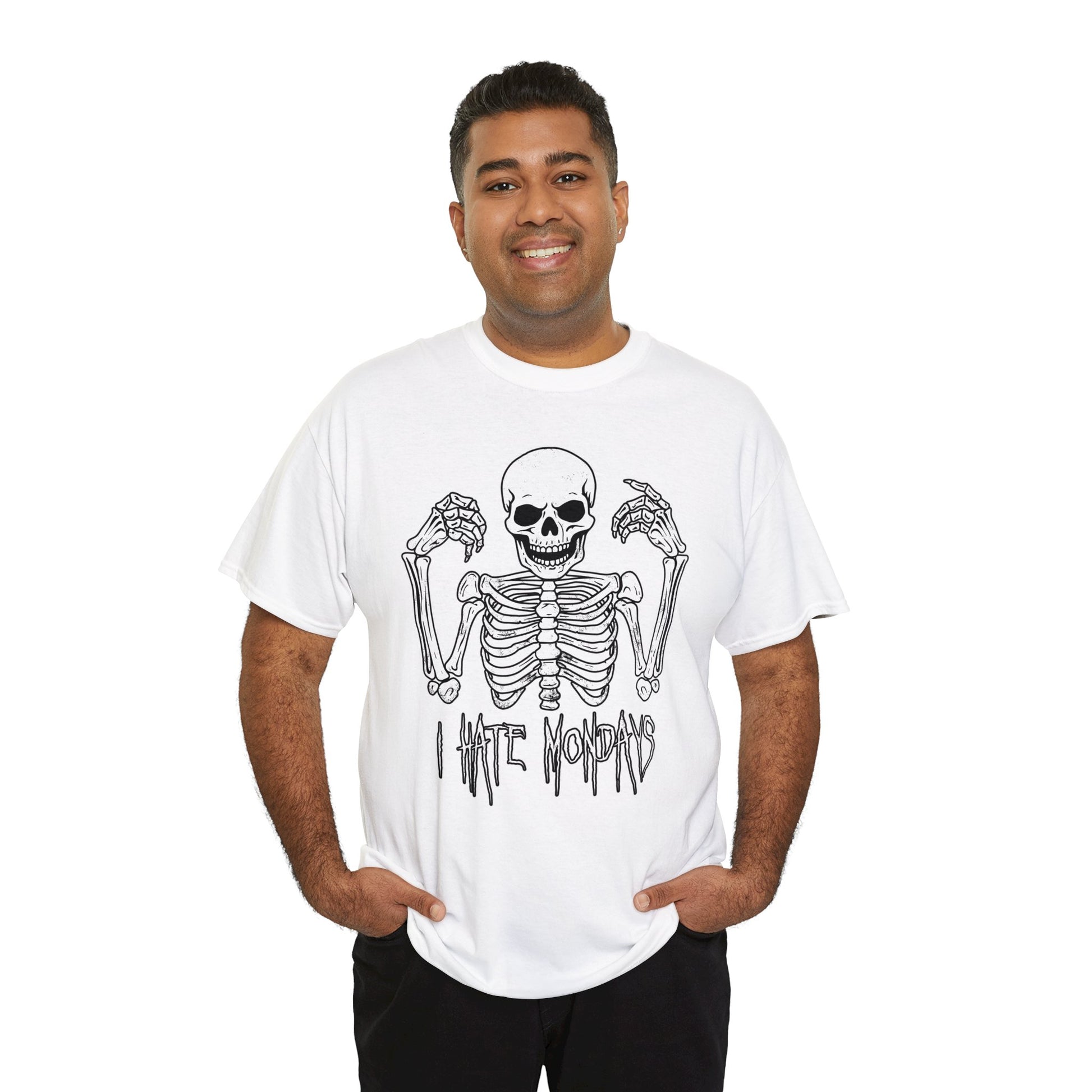 Unisex T-shirt Skelly hates Mondays - Frogos Design