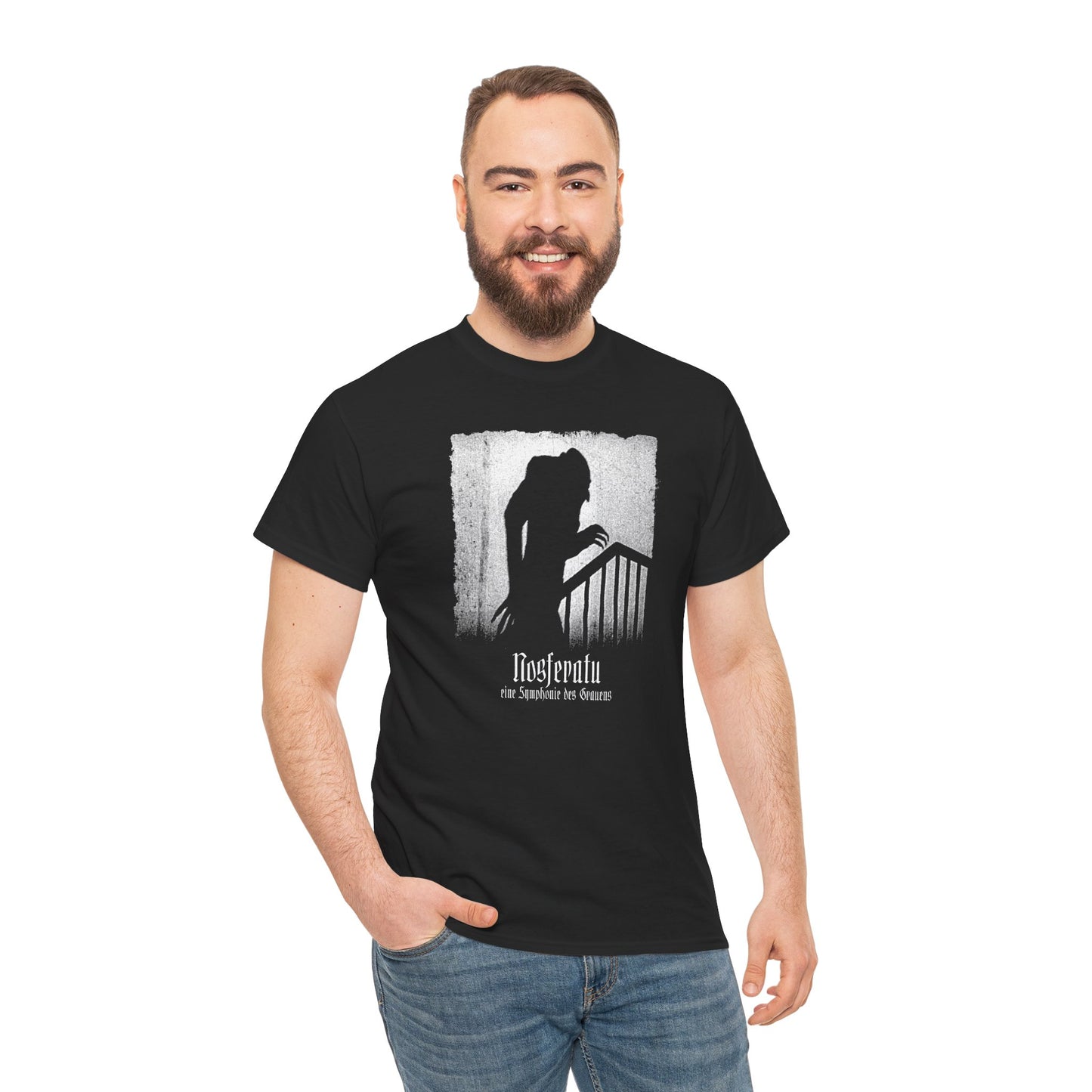 Unisex triko Nosferatu 1922 v bílé