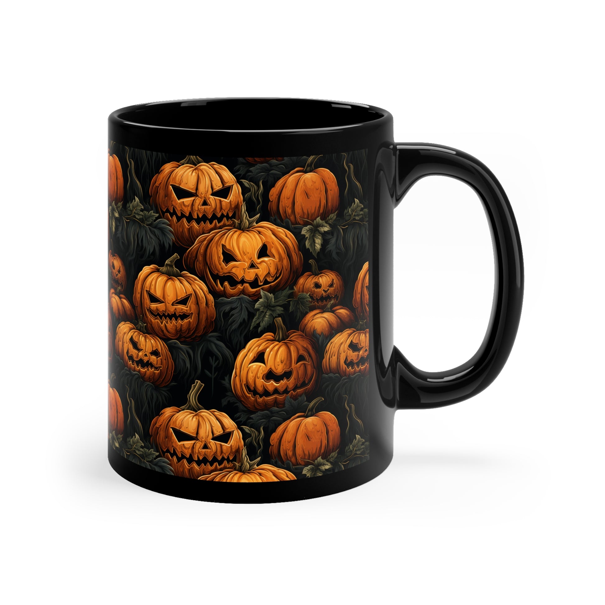 Mug Spooky Halloween pumpkins - Frogos Design