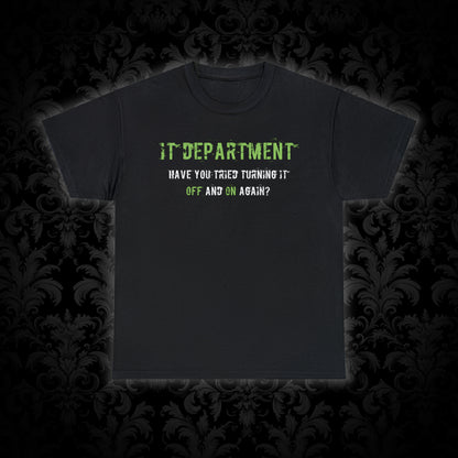 Unisex IT T-shirt for IT support in Green - Frogos Design