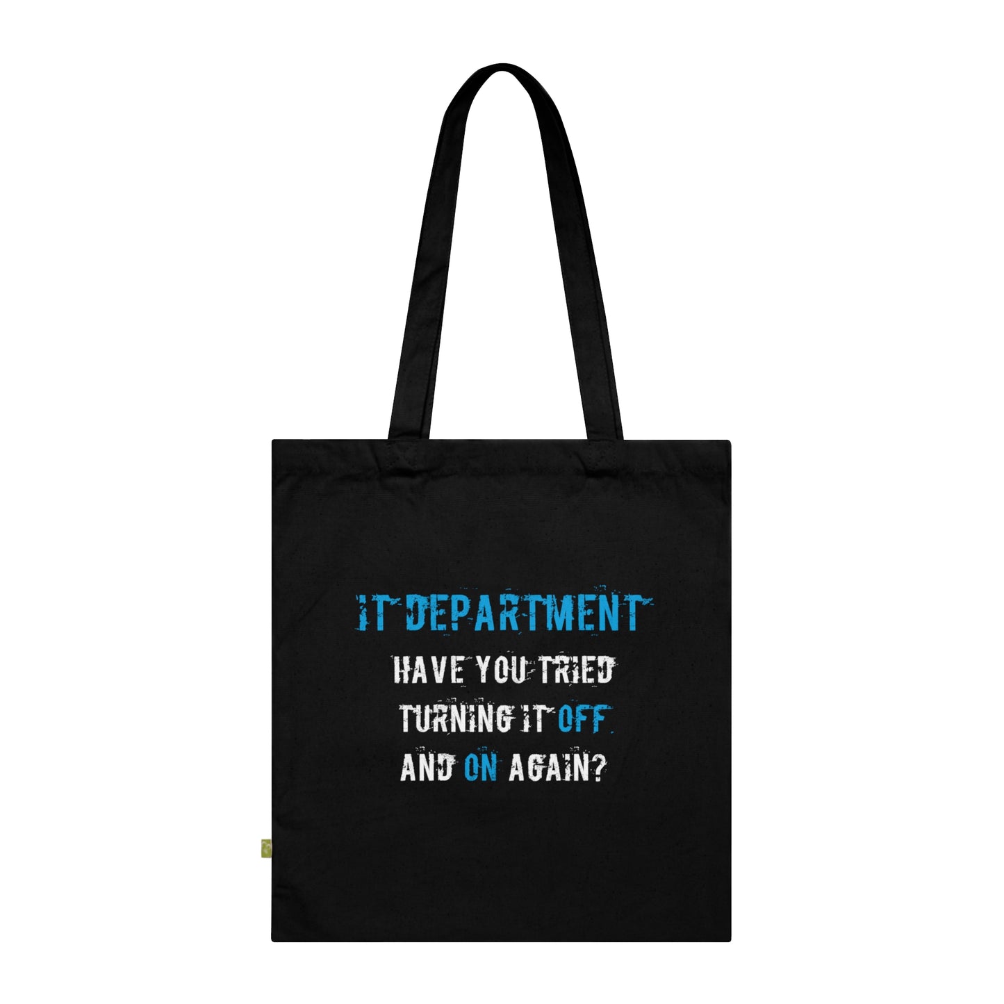 Tote Bag IT Support Blue - Frogos Design