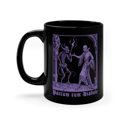 Mug Pactum cum Diabolo in Purple - Frogos Design