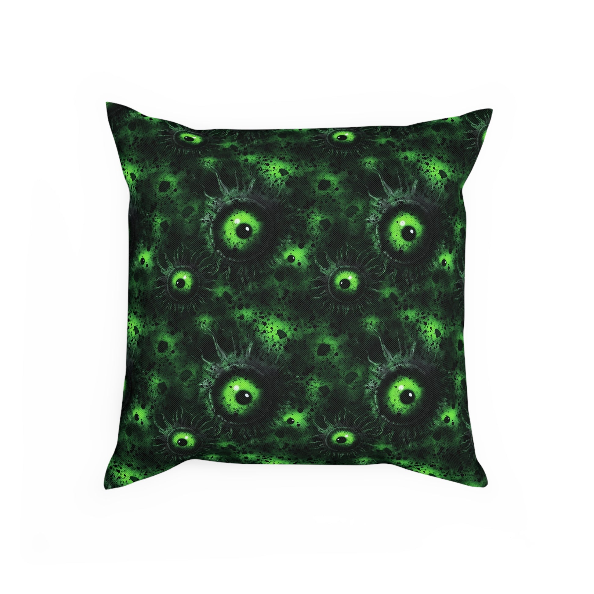 Cushions Greeny Lurking Eyes - Frogos Design