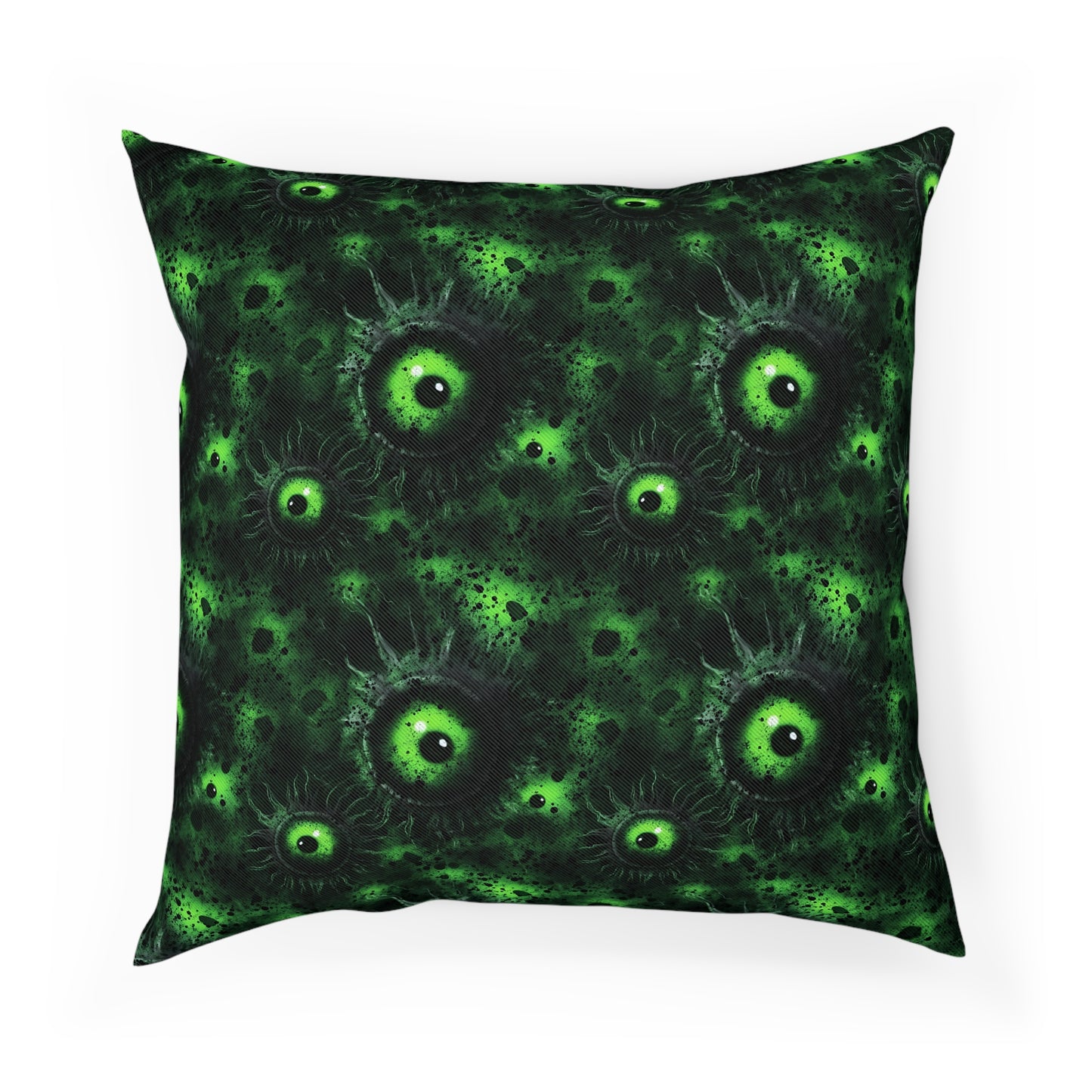 Cushions Greeny Lurking Eyes - Frogos Design