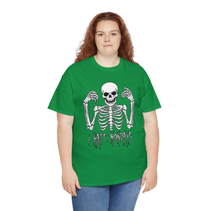 Unisex T-shirt Skelly hates Mondays - Frogos Design