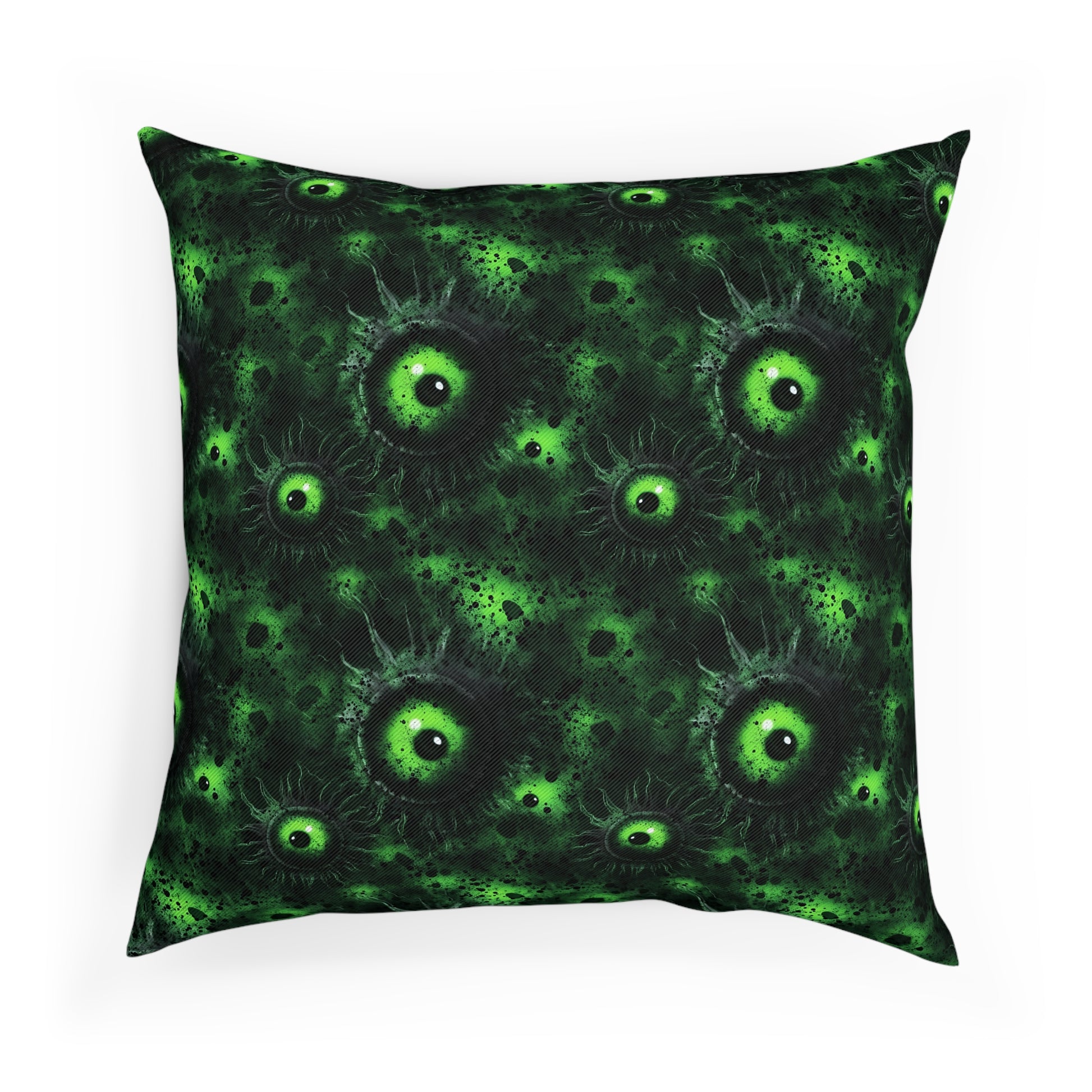 Cushions Greeny Lurking Eyes - Frogos Design